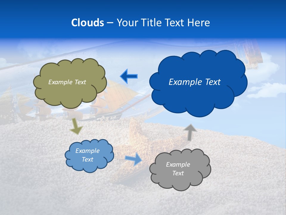 Tropical Cloud Wash PowerPoint Template