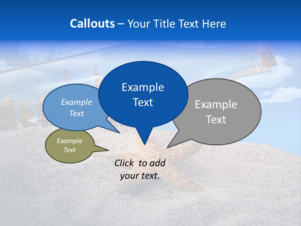 Tropical Cloud Wash PowerPoint Template