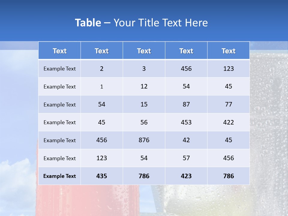 Iced Aluminium Assorted PowerPoint Template