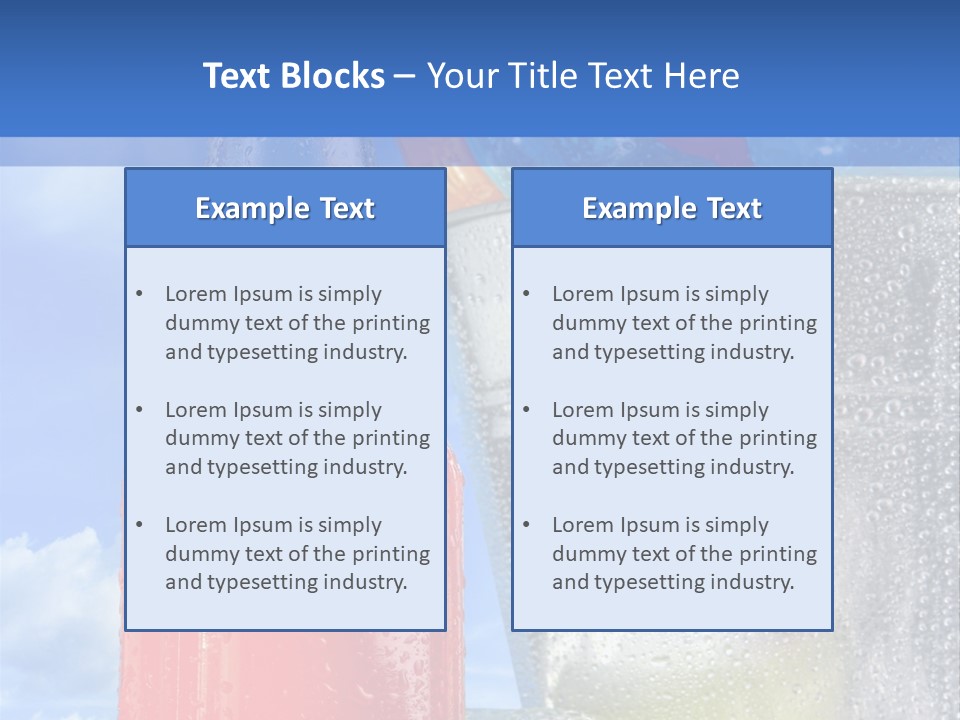Iced Aluminium Assorted PowerPoint Template