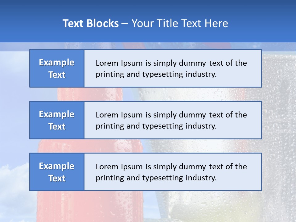 Iced Aluminium Assorted PowerPoint Template