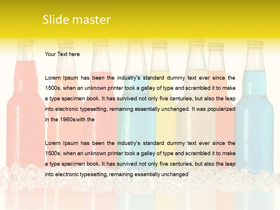 Image Cube Glacue PowerPoint Template