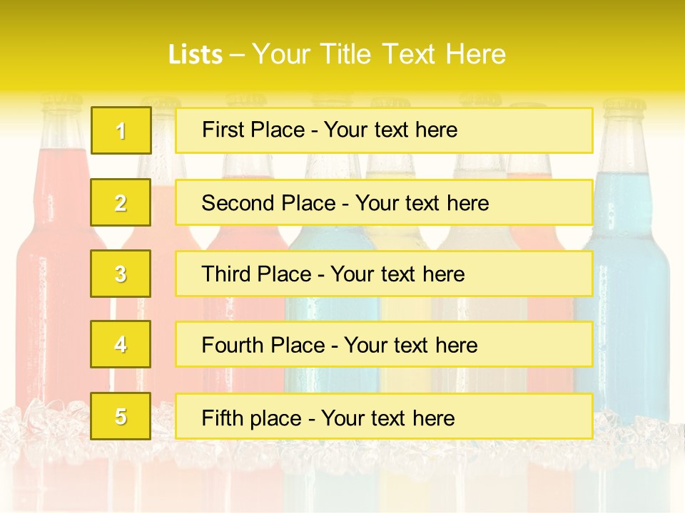 Image Cube Glacue PowerPoint Template