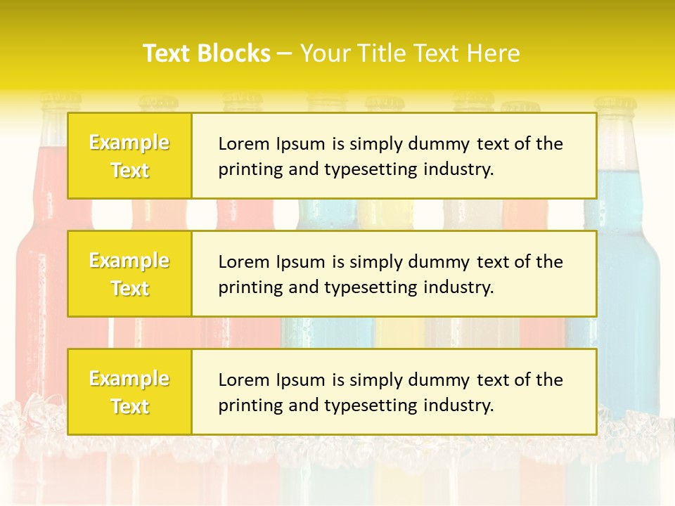 Image Cube Glacue PowerPoint Template