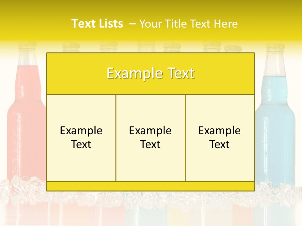 Image Cube Glacue PowerPoint Template