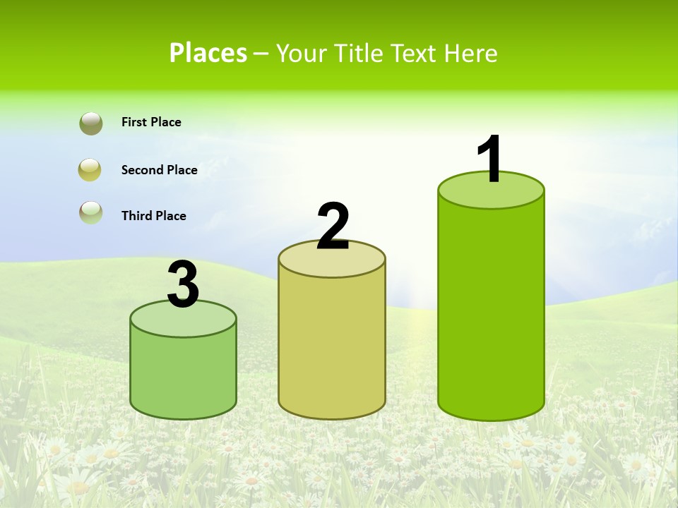 Season Flower Lawn PowerPoint Template