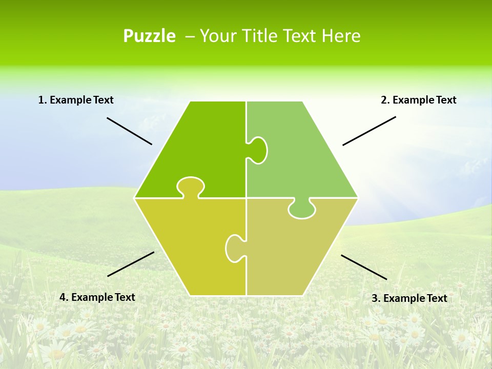 Season Flower Lawn PowerPoint Template