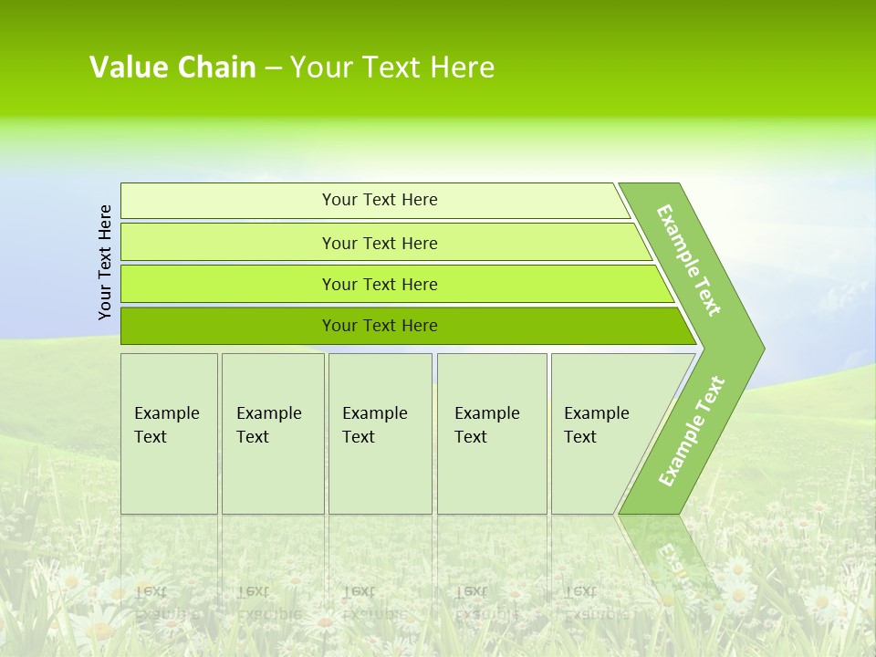 Season Flower Lawn PowerPoint Template