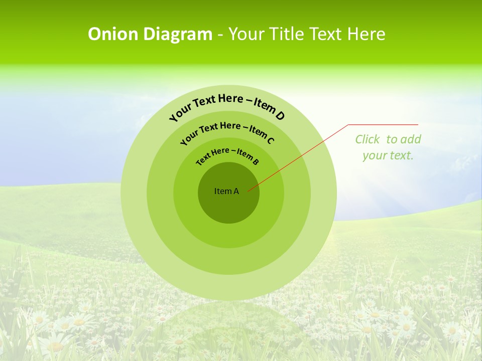 Season Flower Lawn PowerPoint Template