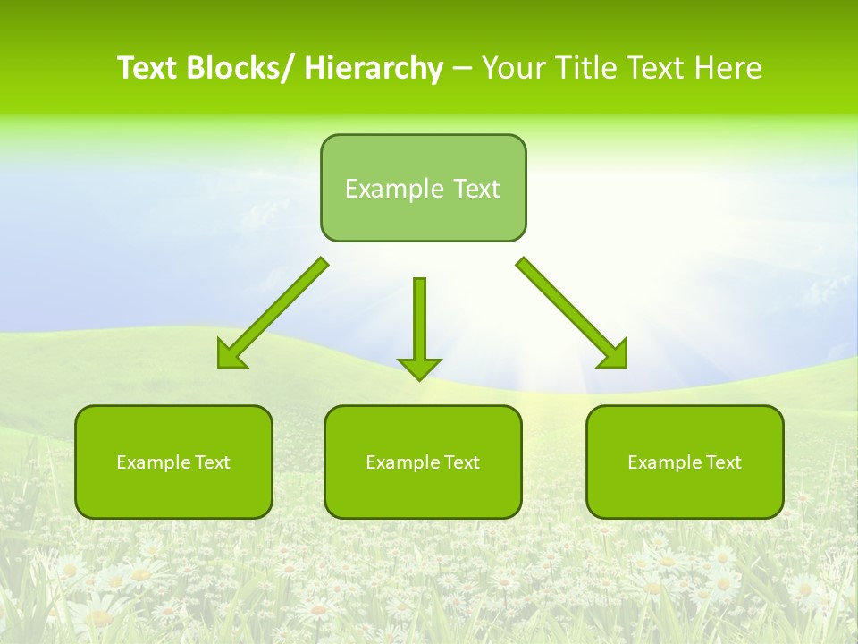 Season Flower Lawn PowerPoint Template