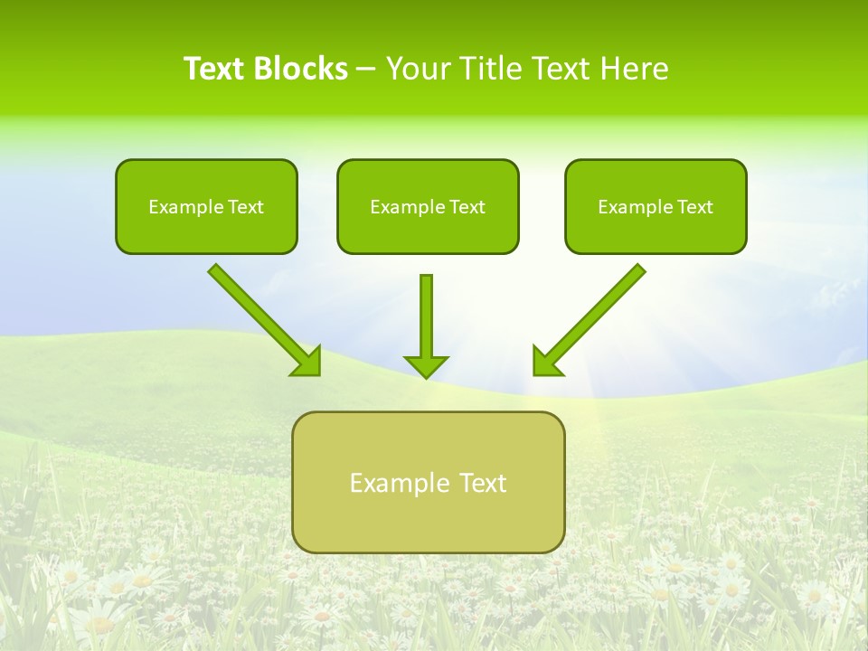 Season Flower Lawn PowerPoint Template