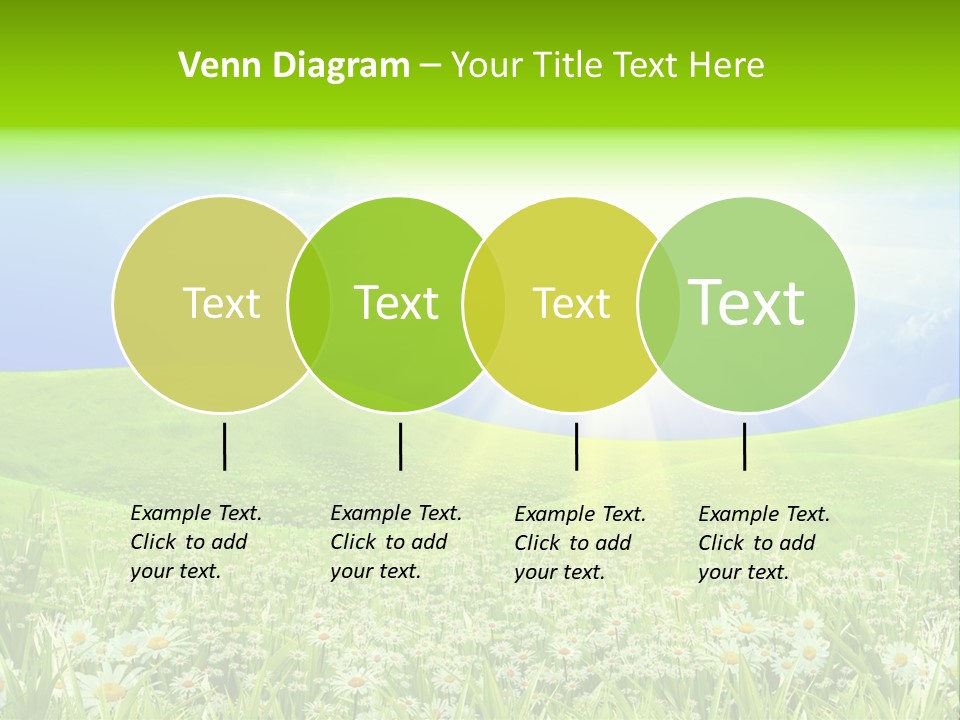 Season Flower Lawn PowerPoint Template