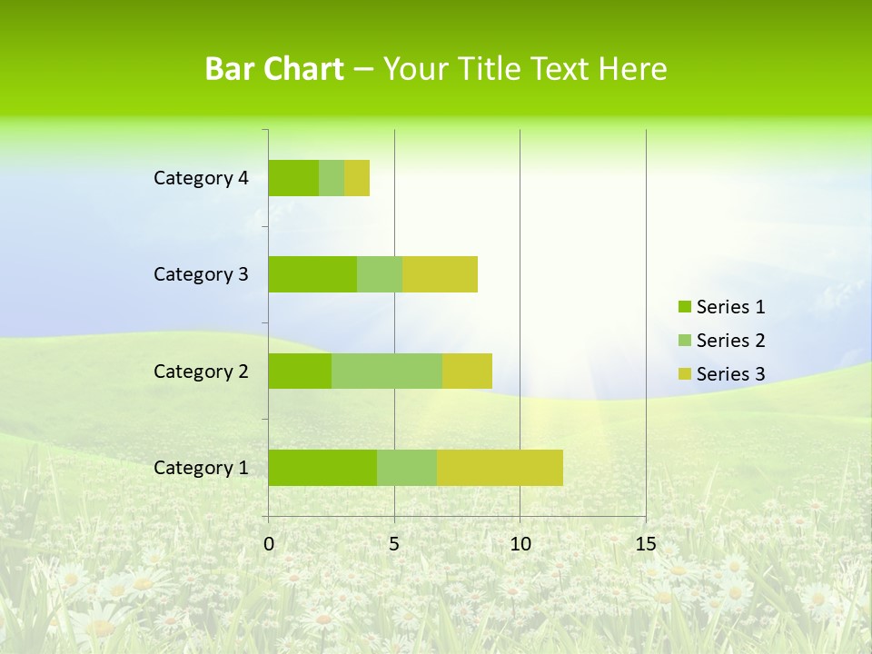 Season Flower Lawn PowerPoint Template