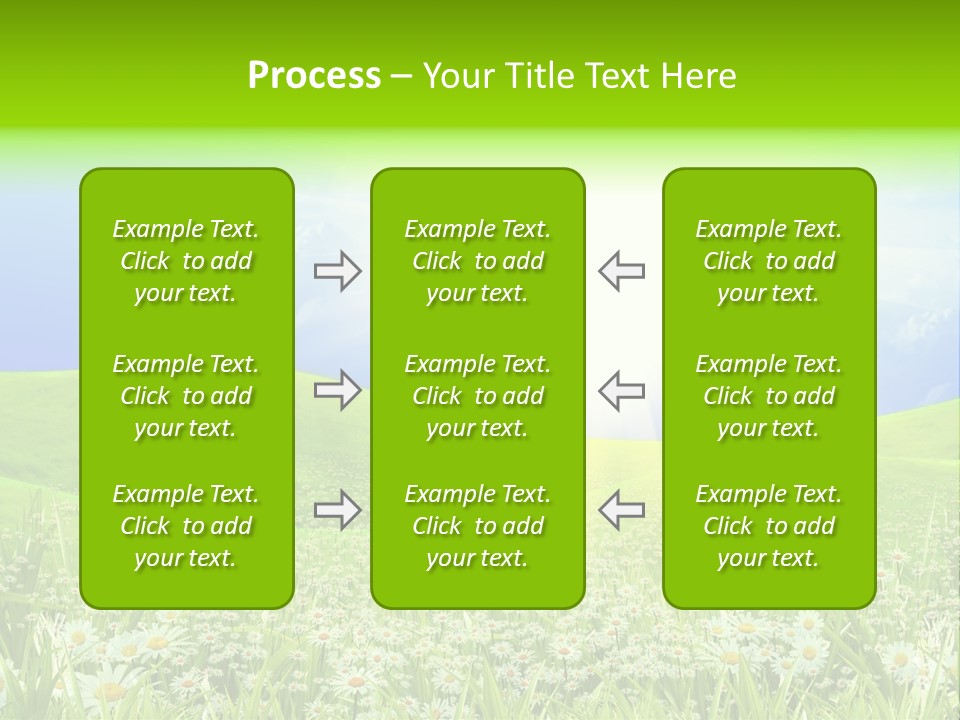 Season Flower Lawn PowerPoint Template