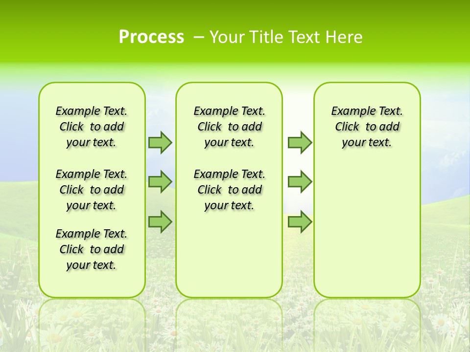 Season Flower Lawn PowerPoint Template