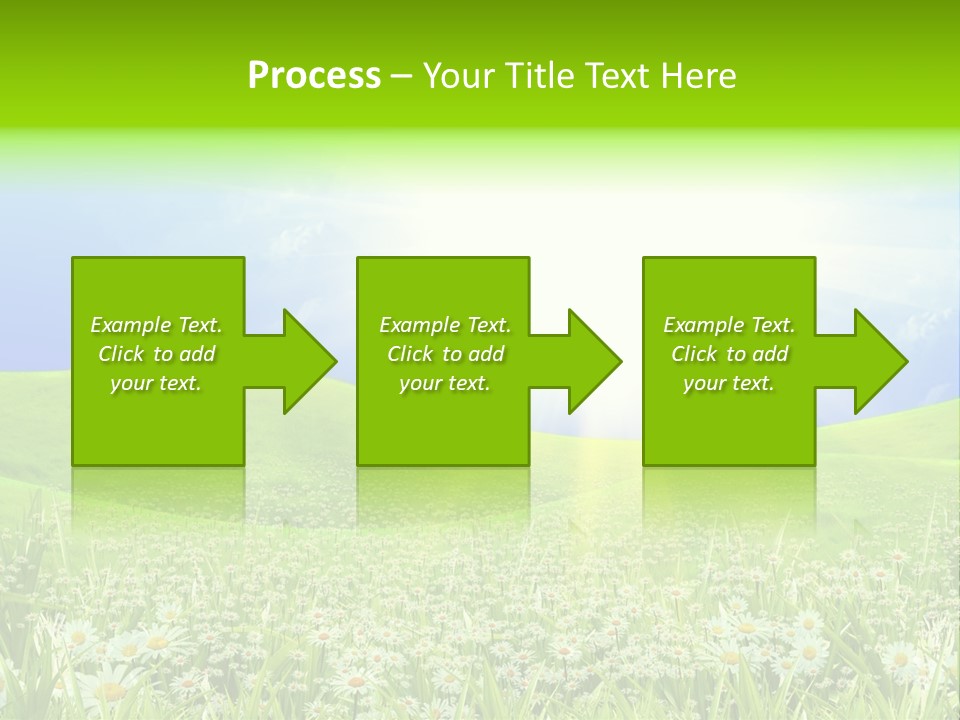 Season Flower Lawn PowerPoint Template