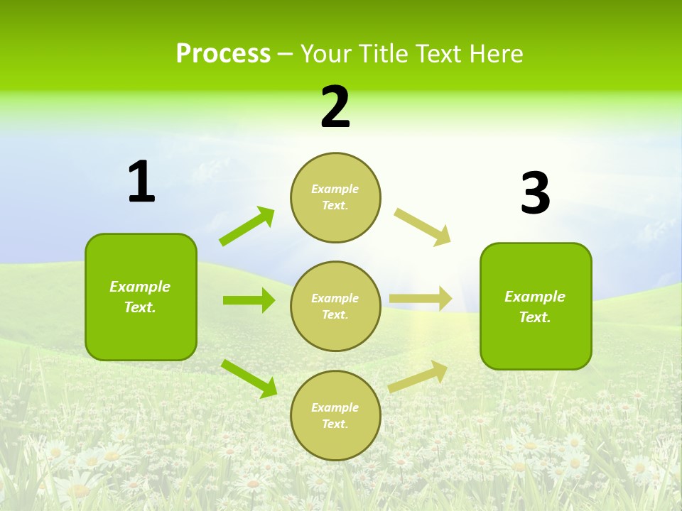 Season Flower Lawn PowerPoint Template