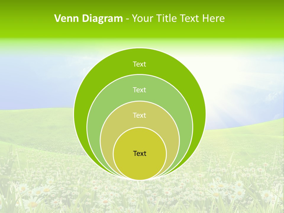 Season Flower Lawn PowerPoint Template