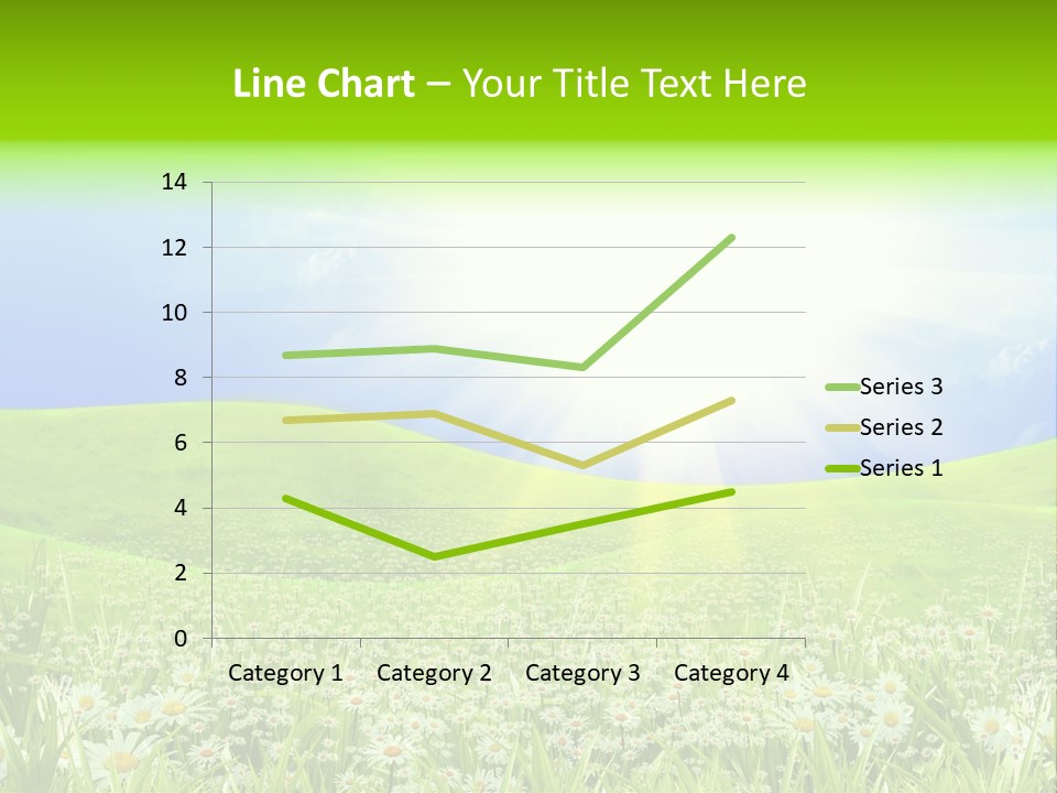 Season Flower Lawn PowerPoint Template