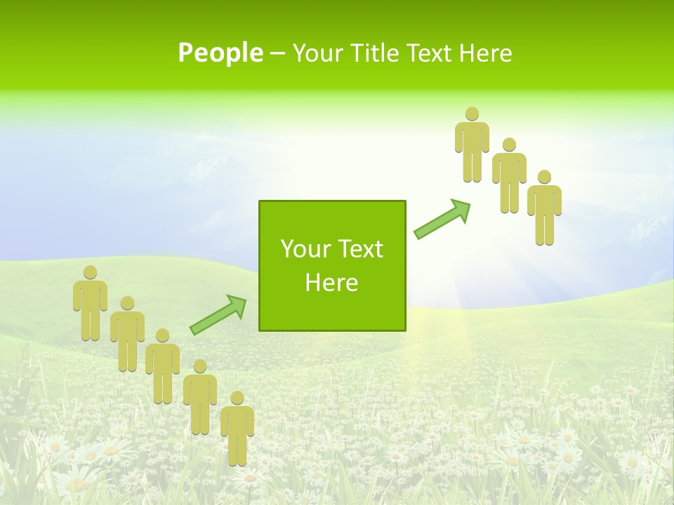 Season Flower Lawn PowerPoint Template