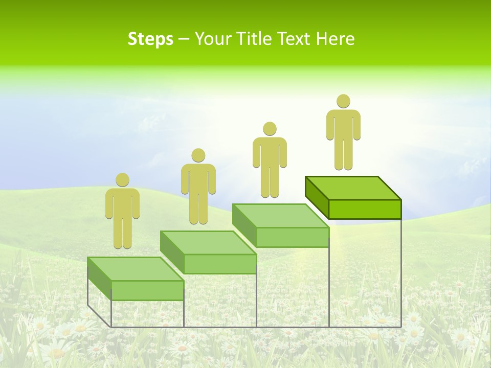 Season Flower Lawn PowerPoint Template