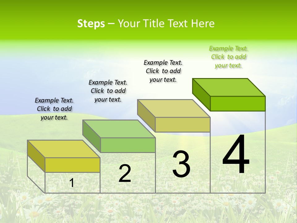 Season Flower Lawn PowerPoint Template