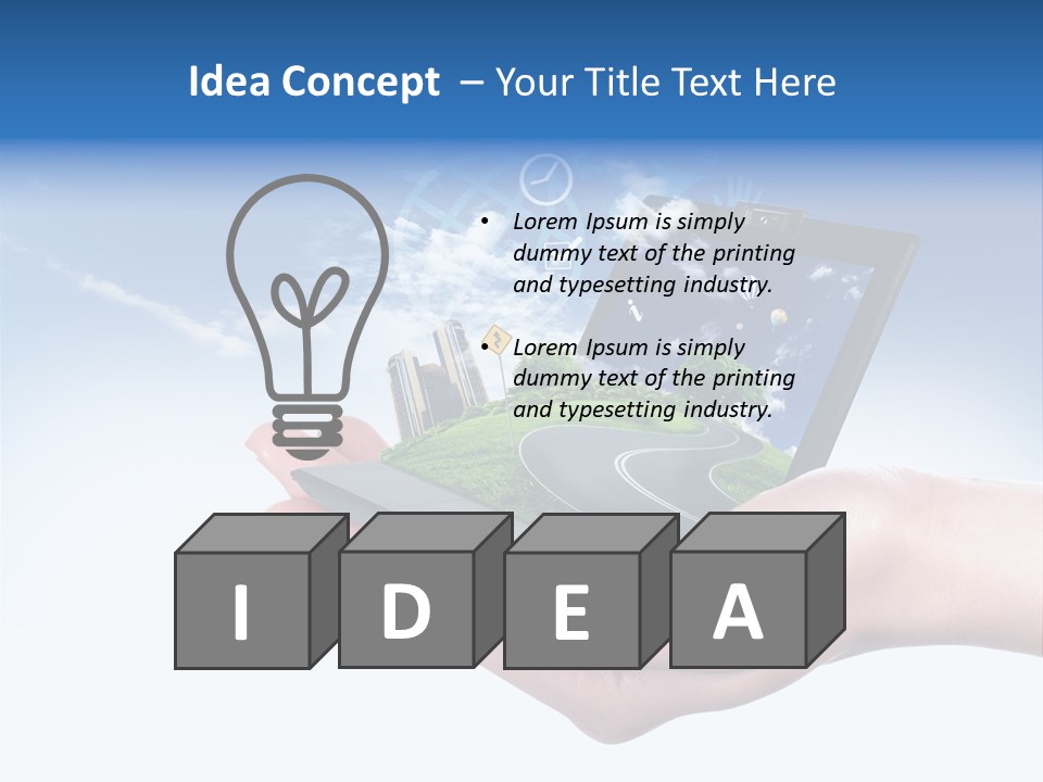 Creative Solar Alternative PowerPoint Template