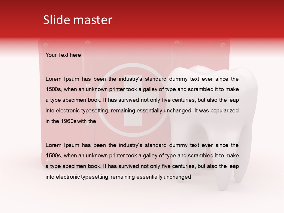 Dental Health Care Shiny PowerPoint Template