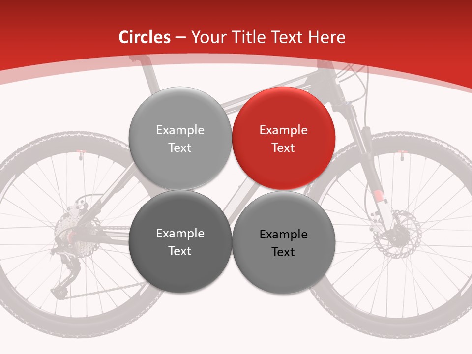 Trial Velocipede Bicycle PowerPoint Template