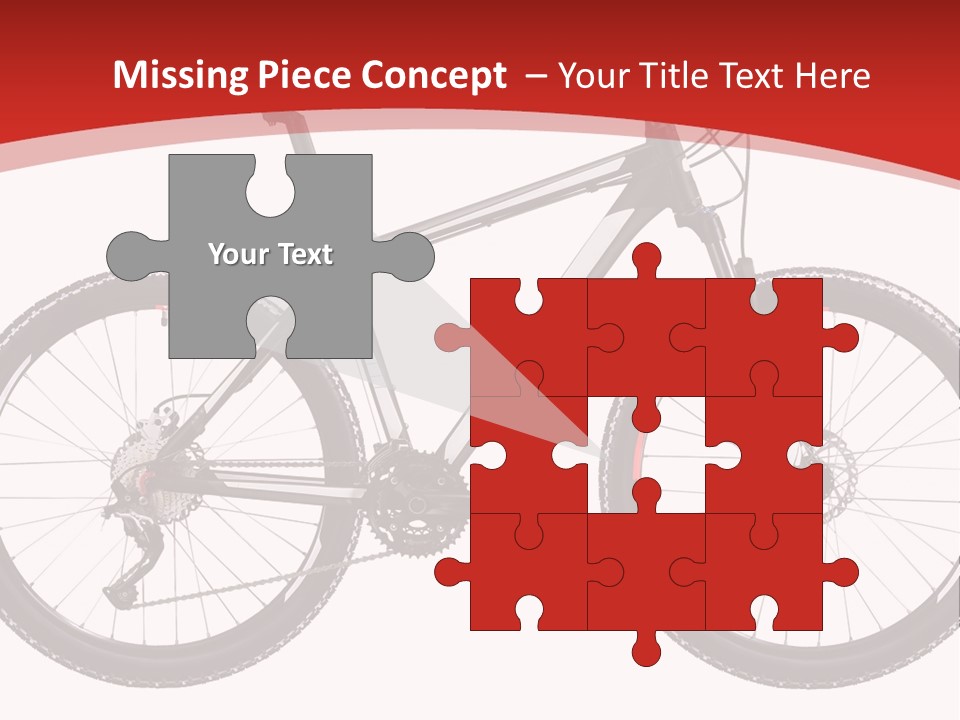 Trial Velocipede Bicycle PowerPoint Template