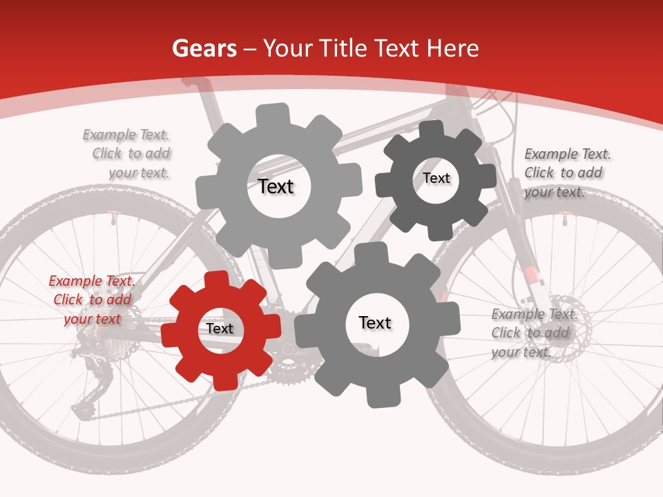 Trial Velocipede Bicycle PowerPoint Template