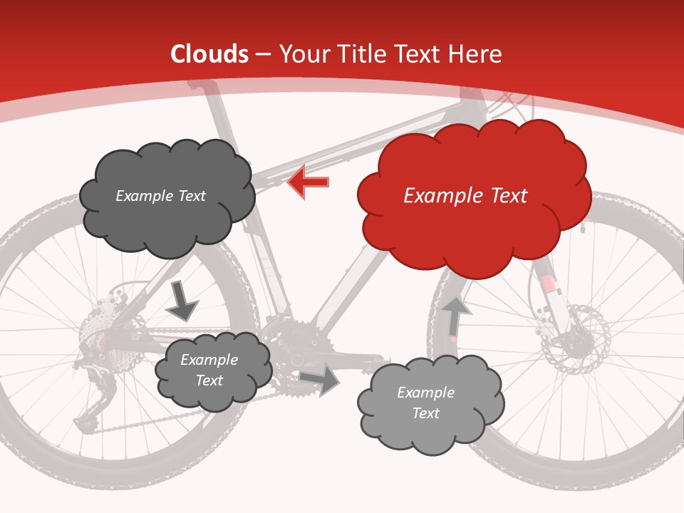 Trial Velocipede Bicycle PowerPoint Template
