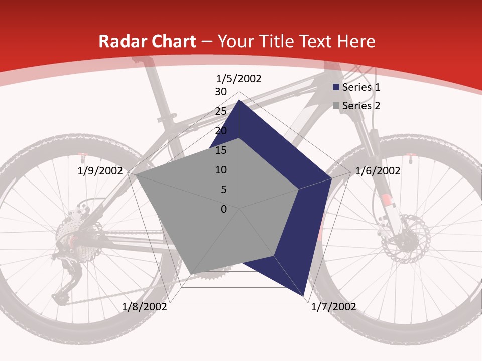 Trial Velocipede Bicycle PowerPoint Template