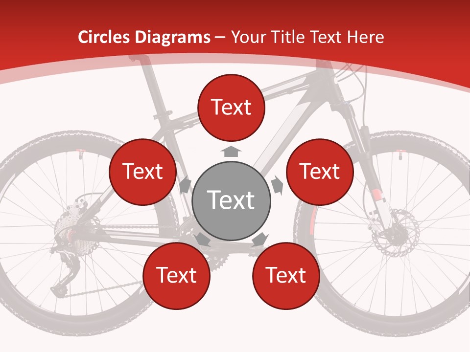 Trial Velocipede Bicycle PowerPoint Template