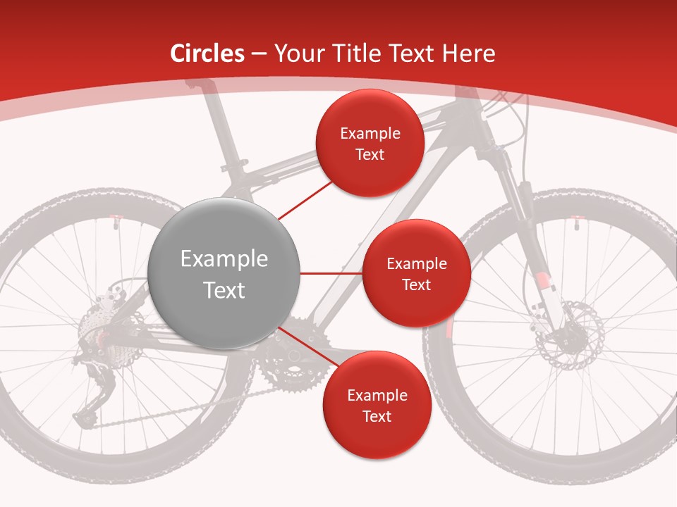 Trial Velocipede Bicycle PowerPoint Template