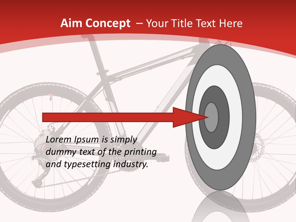 Trial Velocipede Bicycle PowerPoint Template