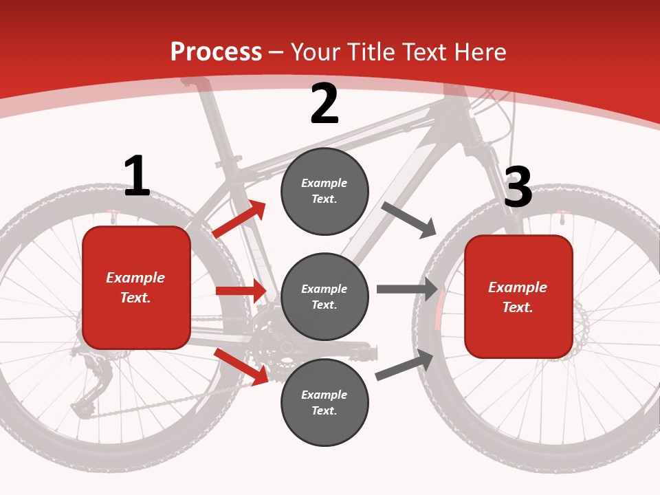 Trial Velocipede Bicycle PowerPoint Template