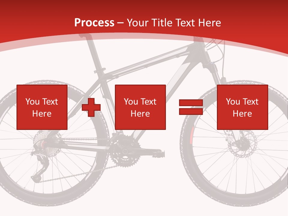 Trial Velocipede Bicycle PowerPoint Template