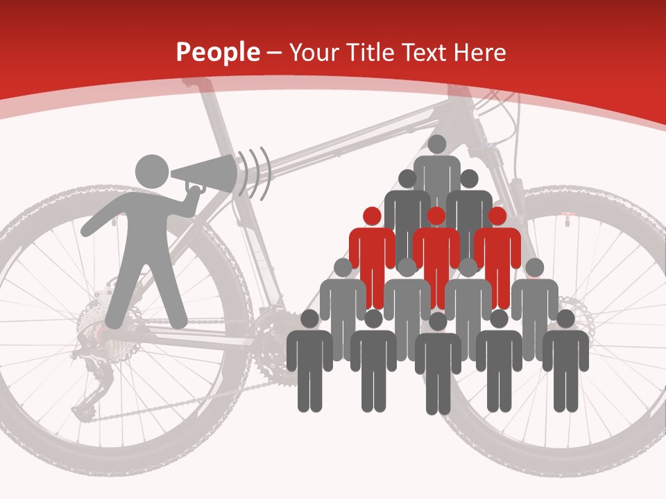 Trial Velocipede Bicycle PowerPoint Template