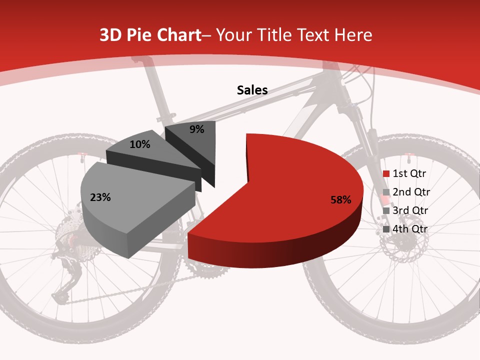 Trial Velocipede Bicycle PowerPoint Template