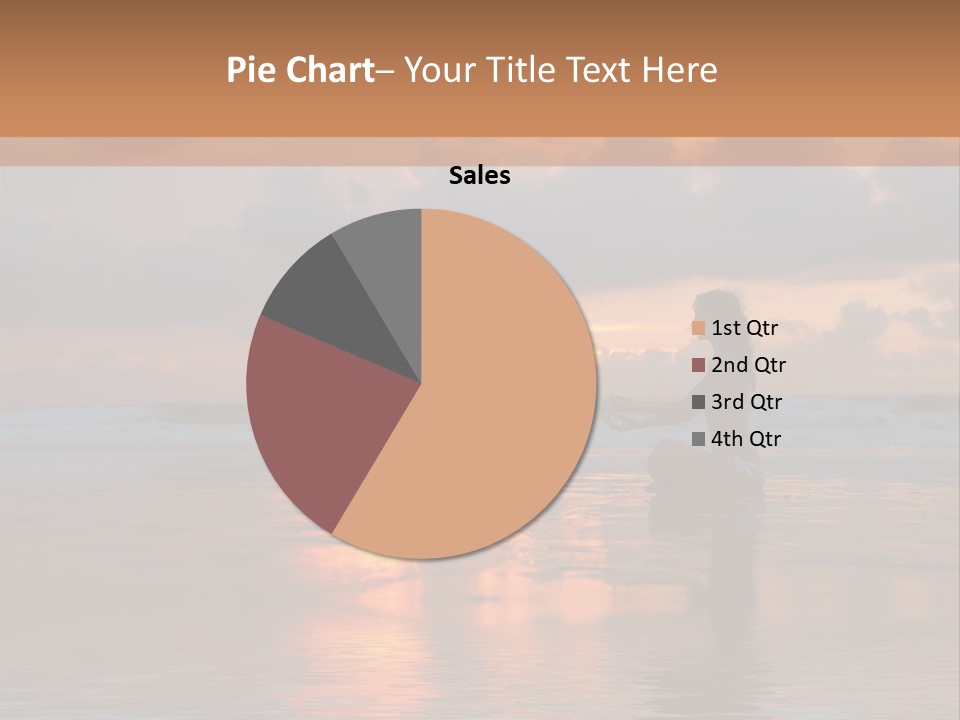 Sunset Cloud Vacation PowerPoint Template