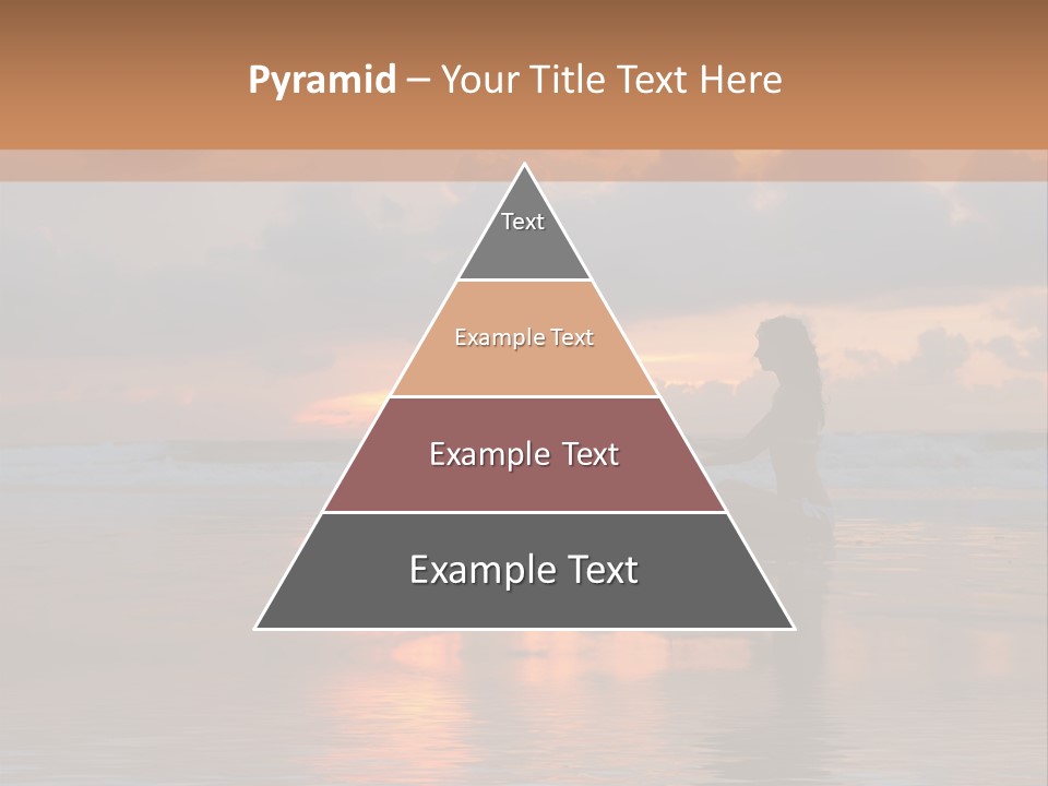 Sunset Cloud Vacation PowerPoint Template