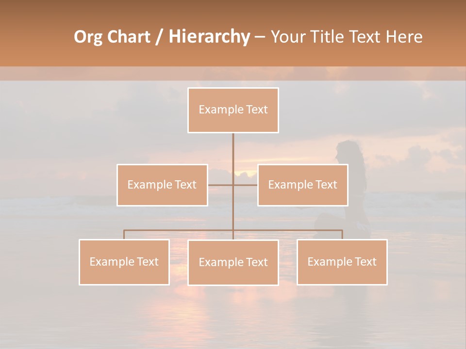 Sunset Cloud Vacation PowerPoint Template