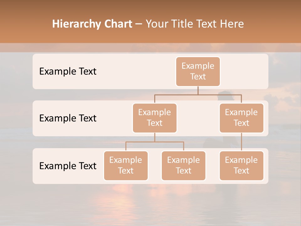 Sunset Cloud Vacation PowerPoint Template