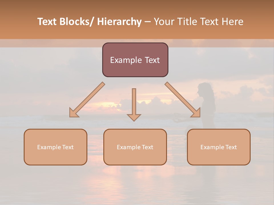 Sunset Cloud Vacation PowerPoint Template