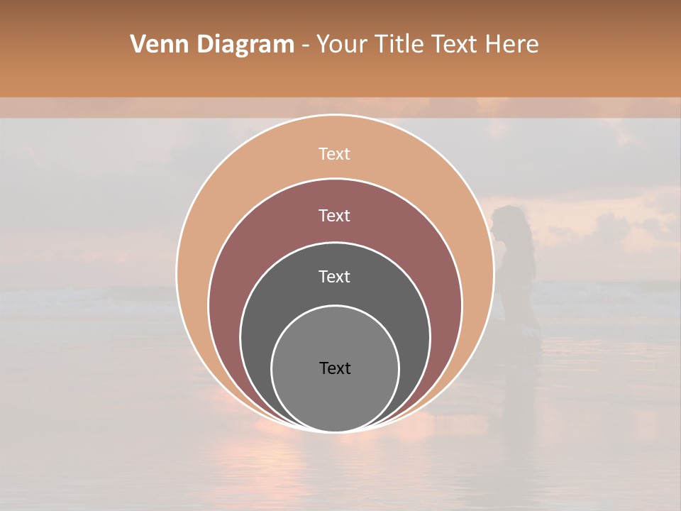 Sunset Cloud Vacation PowerPoint Template