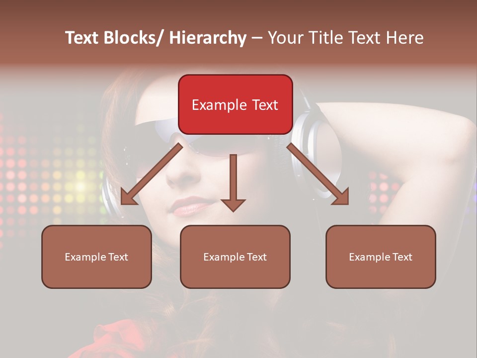 Young Club Girl PowerPoint Template