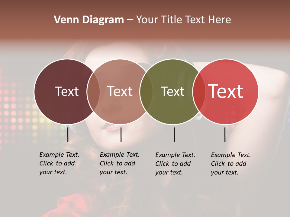 Young Club Girl PowerPoint Template