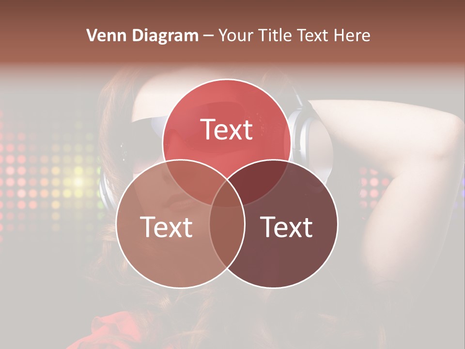 Young Club Girl PowerPoint Template