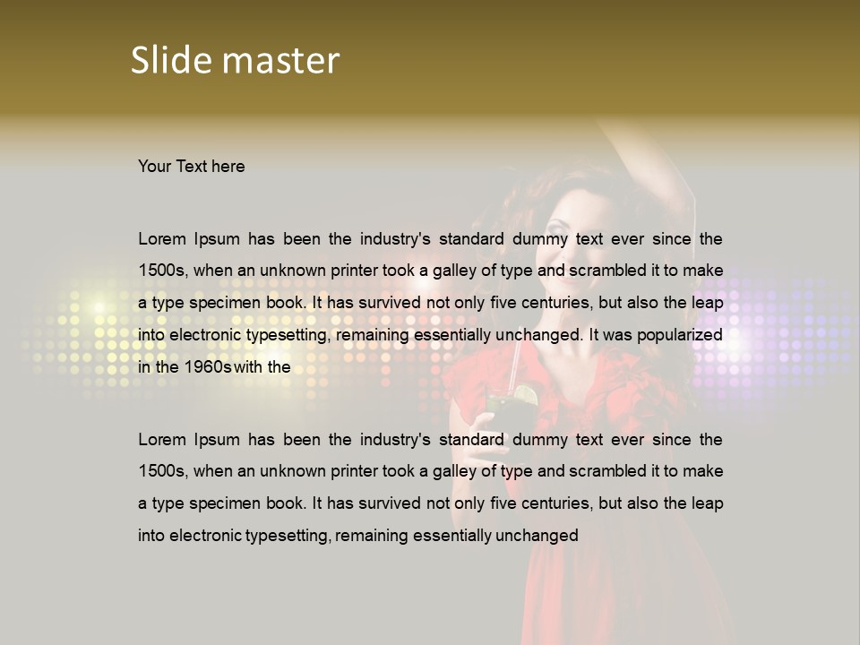 Body Fun Pretty PowerPoint Template